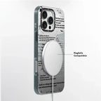Protective Apple iPhone Back Cover - Youngkit Art Series Classic Poetry Designer Matte Finish Case for iPhone 16 Pro Max - Style 4