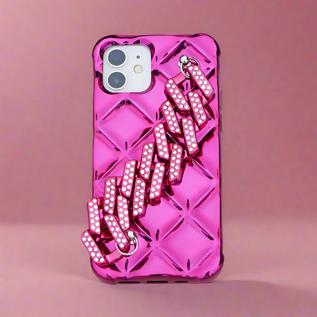 Diamond District: Rose Quartz Mobile Case by CoverMeUp - Style 3