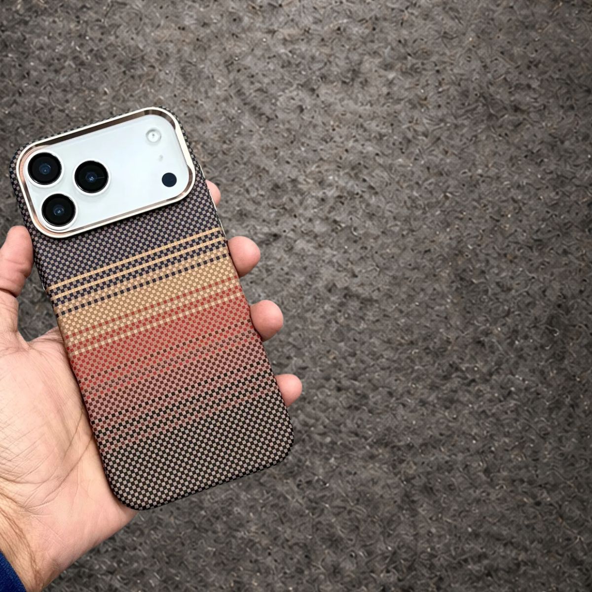 Luxo Brown Check Magsafe Case