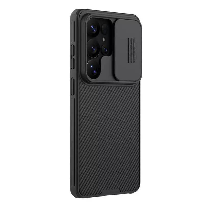 Samsung Galaxy S26 Ultra Nillkin CamShield Pro Slider Camera Protection TPU + PC Case- Black Mobile Case by CoverMeUp - Style 3