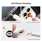 3 in 1 - Pen Stand, Cleaning Kit & Phone Holder Mobile Case by CoverMeUp - Style 4