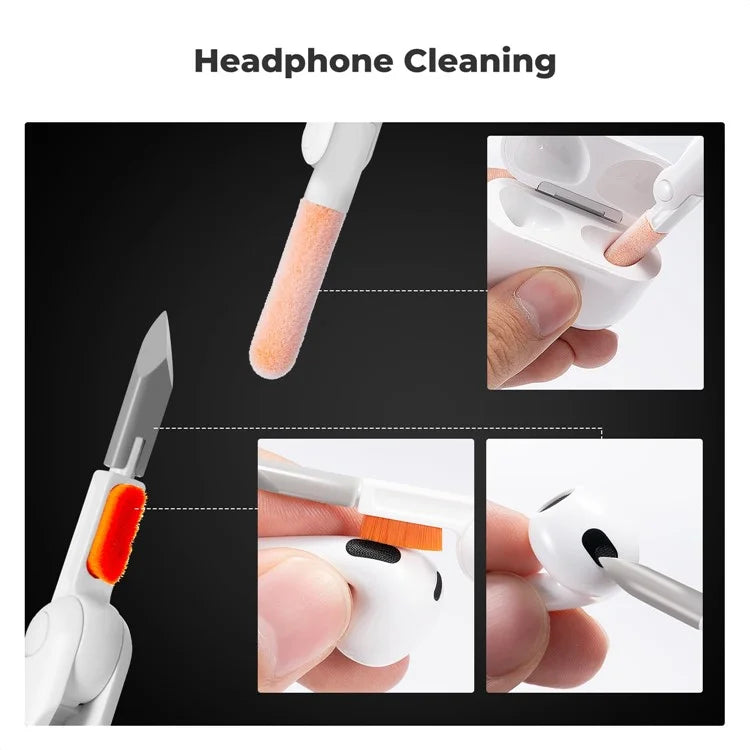 3 in 1 - Pen Stand, Cleaning Kit & Phone Holder Mobile Case by CoverMeUp - Style 6
