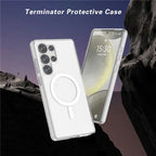 Samsung Galaxy S25 Ultra Clear Back Cover Case with MagSafe - Transparent Mobile Case by CoverMeUp - Style 10