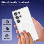 Samsung Galaxy S25 Ultra Clear Back Cover Case with MagSafe - Transparent Mobile Case by CoverMeUp - Style 5