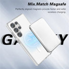Samsung Galaxy S25 Ultra Clear Back Cover Case with MagSafe - Transparent Mobile Case by CoverMeUp - Style 7