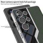 Samsung Galaxy S25 Ultra GKK Vertical Leather Pro Case with Shine Soft Shell Back Cover Mobile Case by CoverMeUp - Style 10