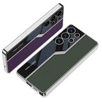 Samsung Galaxy S25 Ultra GKK Vertical Leather Pro Case with Shine Soft Shell Back Cover Mobile Case by CoverMeUp - Style 14