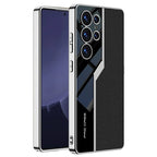 Samsung Galaxy S25 Ultra GKK Vertical Leather Pro Case with Shine Soft Shell Back Cover Mobile Case by CoverMeUp