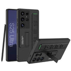 Samsung Galaxy S25 Ultra GKK Hard Shell PC Case with Wrist Band & Kickstand Mobile Case by CoverMeUp