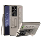 Samsung Galaxy S25 Ultra GKK Hard Shell PC Case with Wrist Band & Kickstand Mobile Case by CoverMeUp - Style 2
