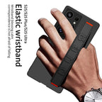 Samsung Galaxy S25 Ultra GKK Hard Shell PC Case with Wrist Band & Kickstand Mobile Case by CoverMeUp - Style 9