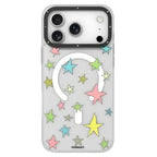 YOUNGKIT Matte Finish Stars Design Magsafe Case for iPhone 17 Pro Max / 18 Pro Max