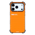 Protective Apple iPhone Back Cover - YOUNGKIT Suitcase Textured Luggage Series Magsafe Case for iPhone 17 Pro (Orange)