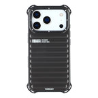 Protective Apple iPhone Back Cover - YOUNGKIT Suitcase Textured Luggage Series Magsafe Case for iPhone 17 Pro (Black)