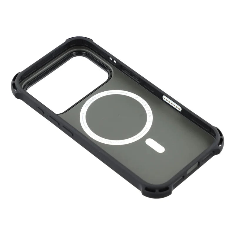 YOUNGKIT Suitcase Textured Luggage Series Magsafe Case for iPhone 17 Pro Max / 18 Pro Max (Black)