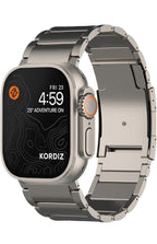 Titanium Apple Watch Metal Chain for 44/45/46mm &49mm (Ultra) (Natural Titanium) Mobile Case by CoverMeUp