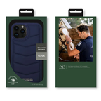 Protective Apple iPhone Back Cover - Santa Barbara Polo & Racquet Club Luxury Clyde Series Leather Case for iPhone 15 Pro Max - Style 2
