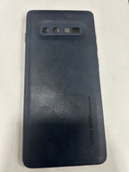 Leather Hard Case for Samsung Galaxy S10 Plus Mobile Case by CoverMeUp