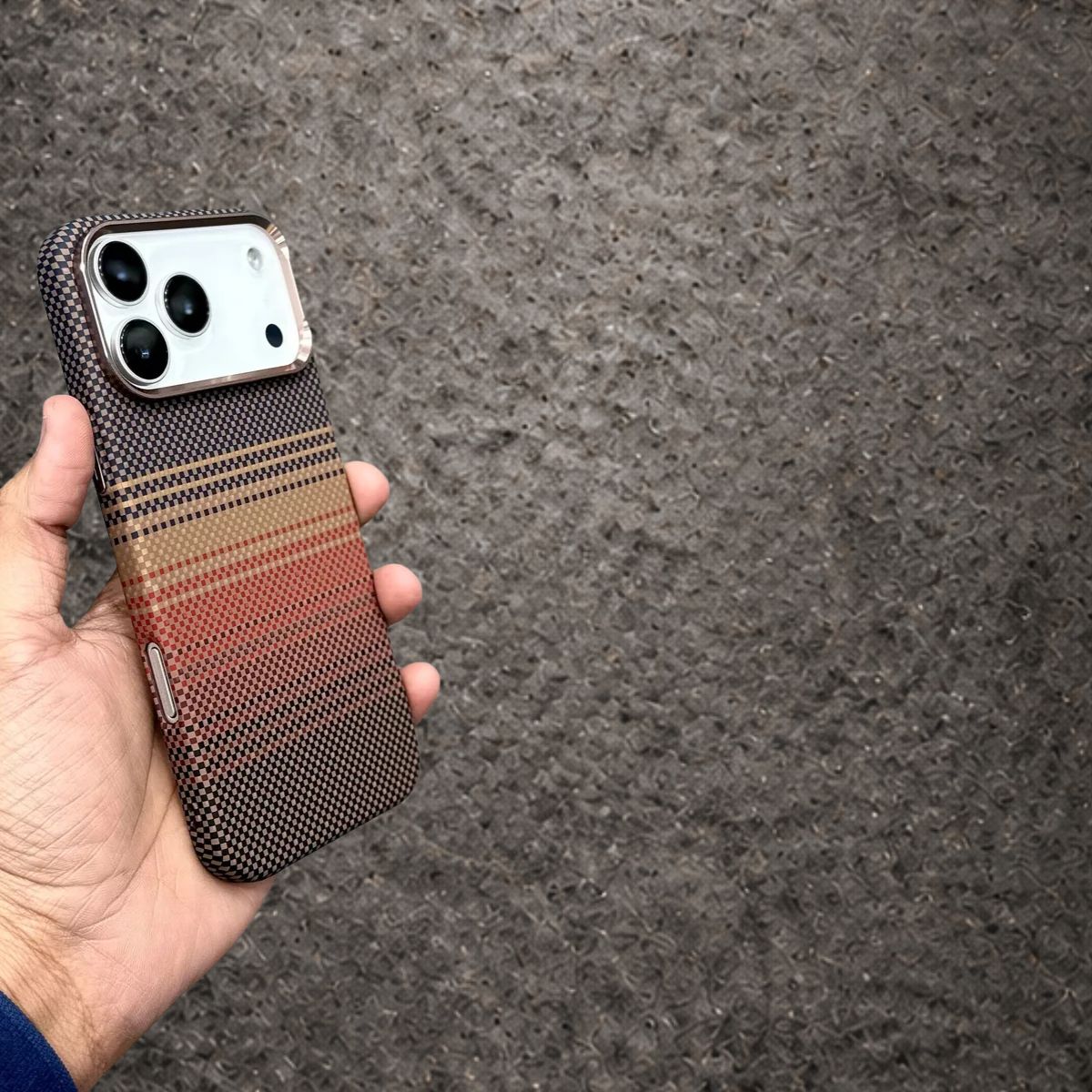 Luxo Brown Check Magsafe Case