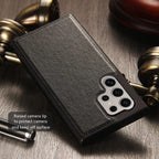 Samsung Galaxy S24 Ultra Leather Case Mobile Case by CoverMeUp - Style 11