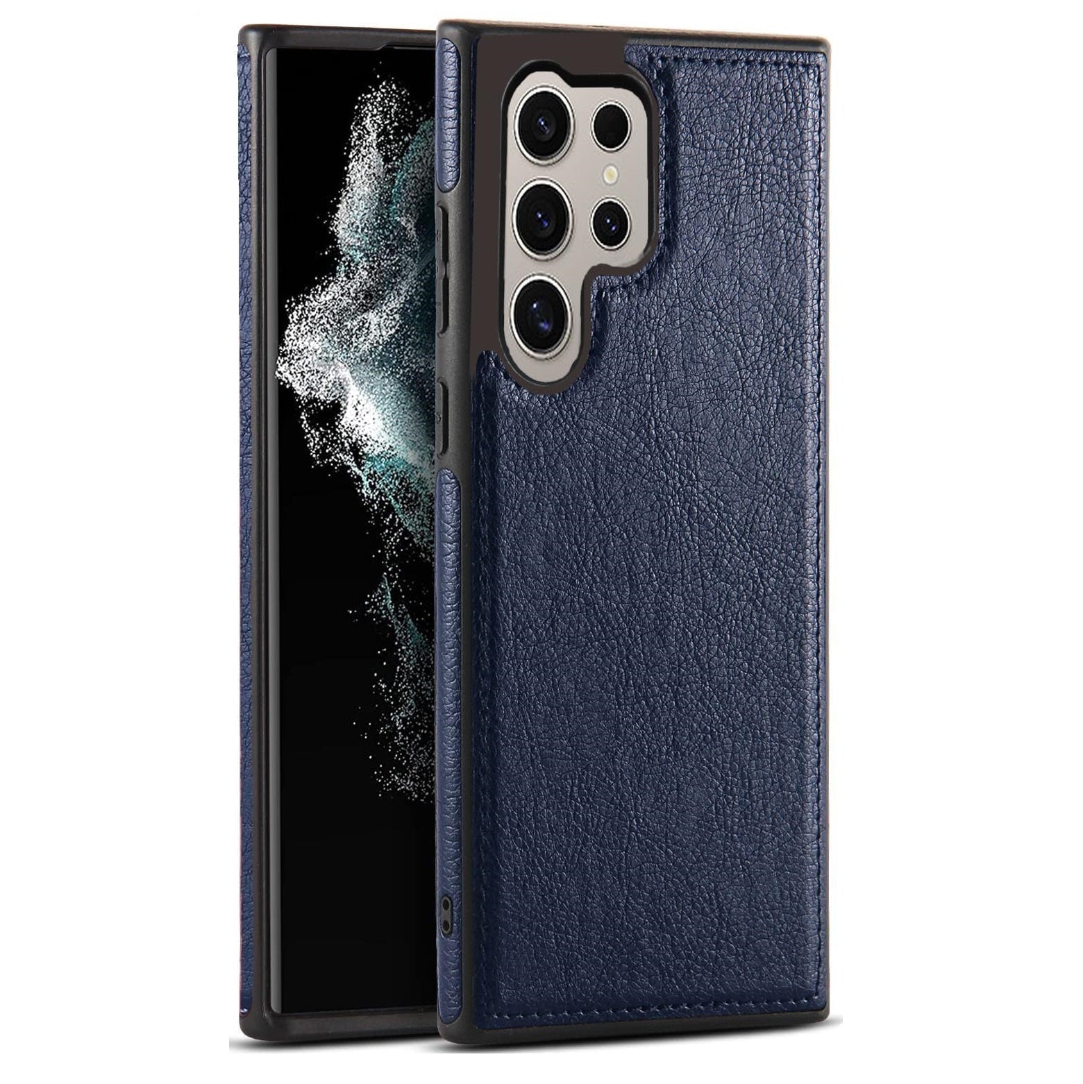 Samsung Galaxy S24 Ultra Leather Case Mobile Case by CoverMeUp - Style 3