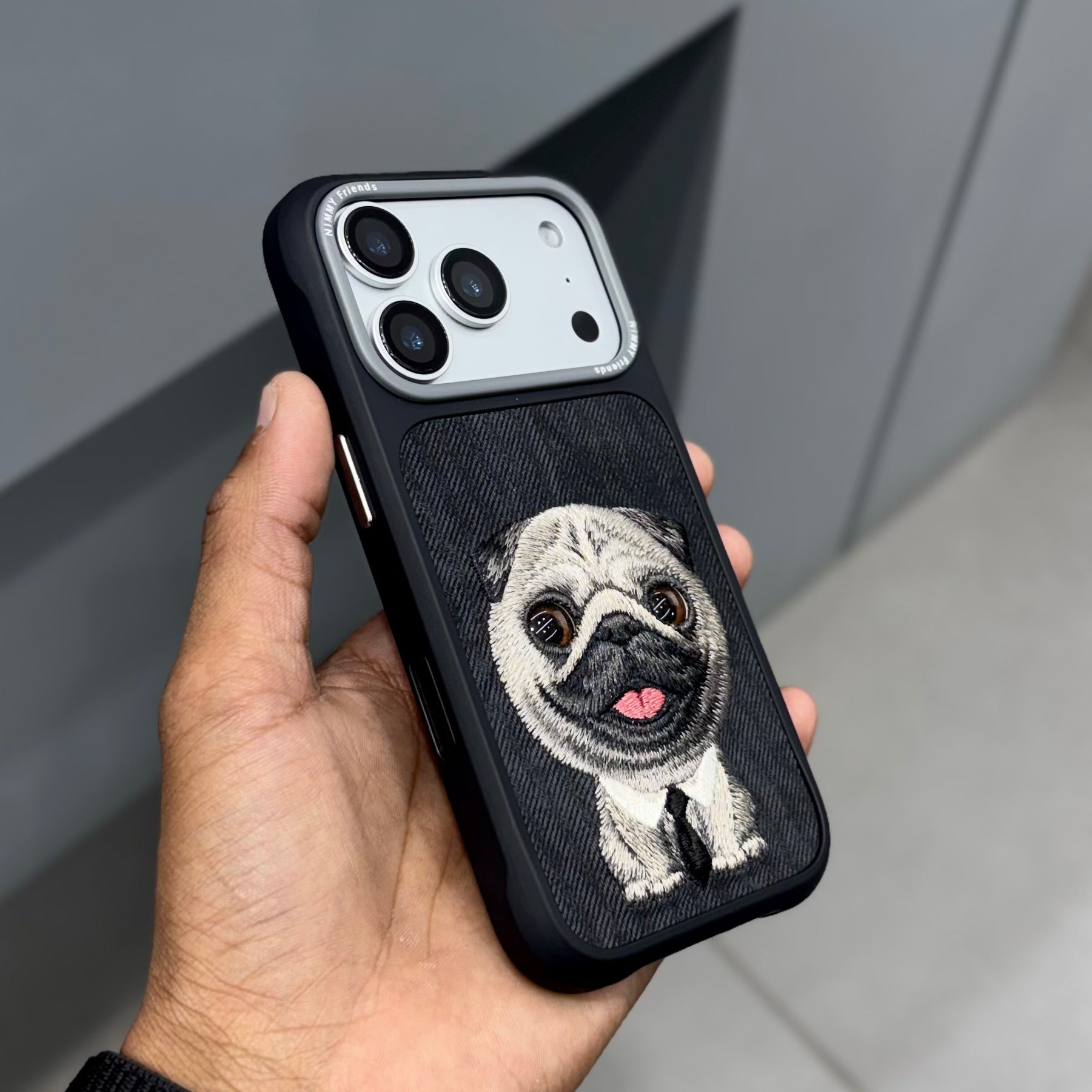 NIMMY PUG DOG - BLACK ( No. 2546 )