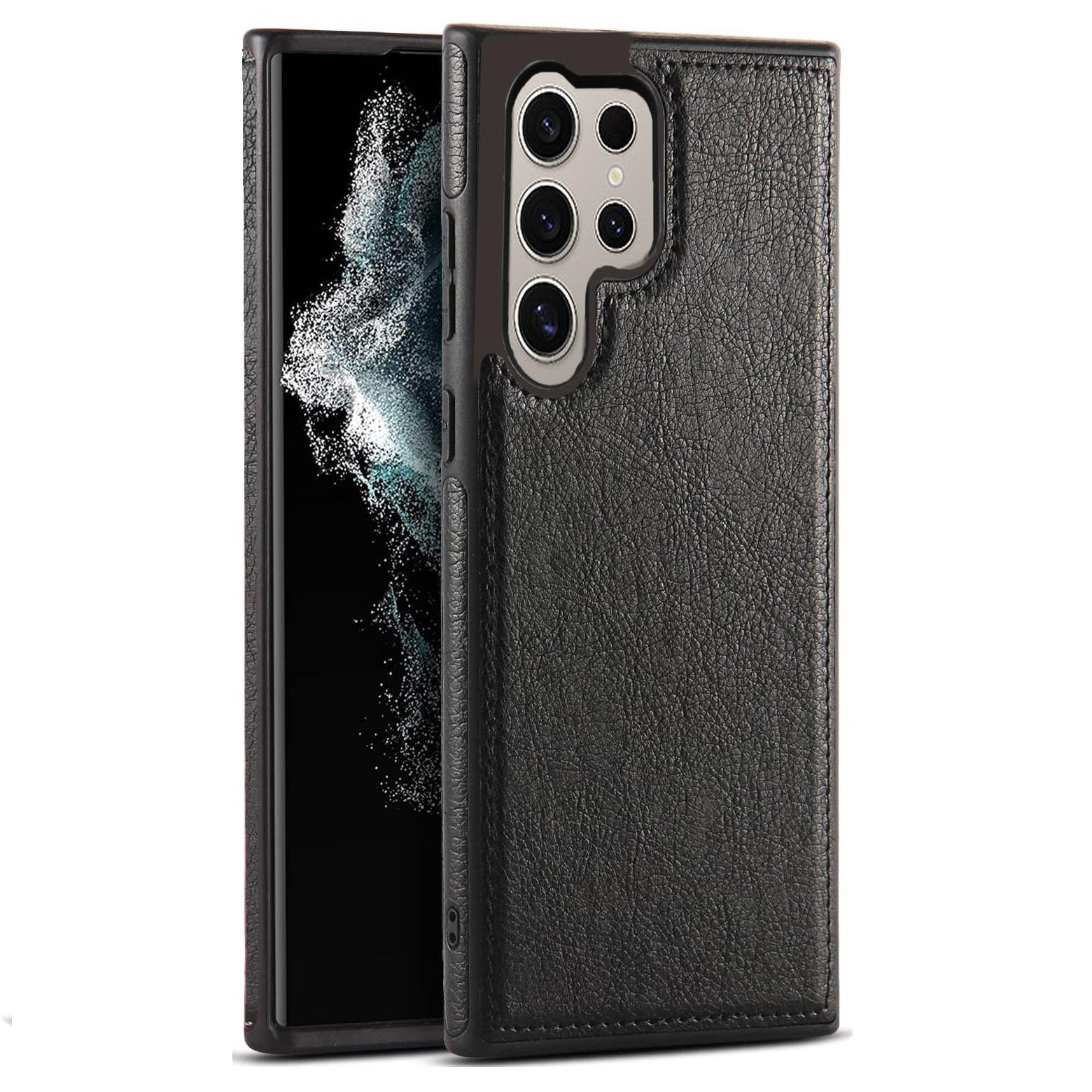 Samsung Galaxy S24 Ultra Leather Case Mobile Case by CoverMeUp - Style 16