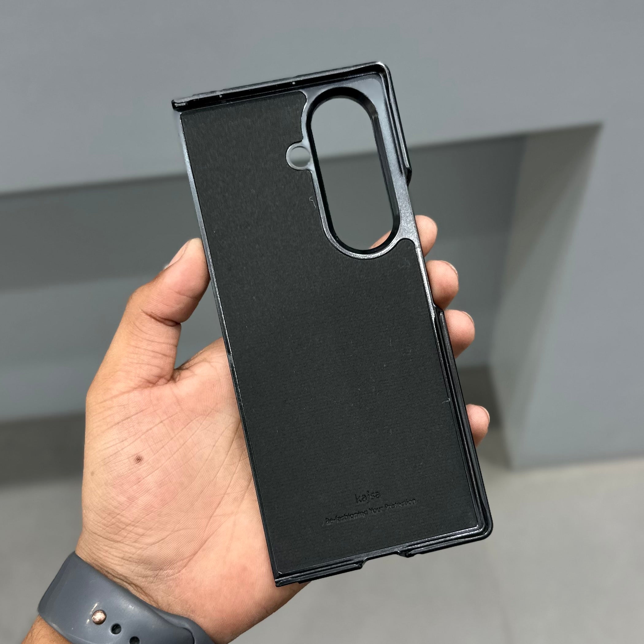 KAJSA LEATHER SAMSUNG CASE - BLACK ( No. 3378 ) Mobile Case by CoverMeUp - Style 2