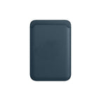 PU MagSafe Leather Wallet - Dark Blue