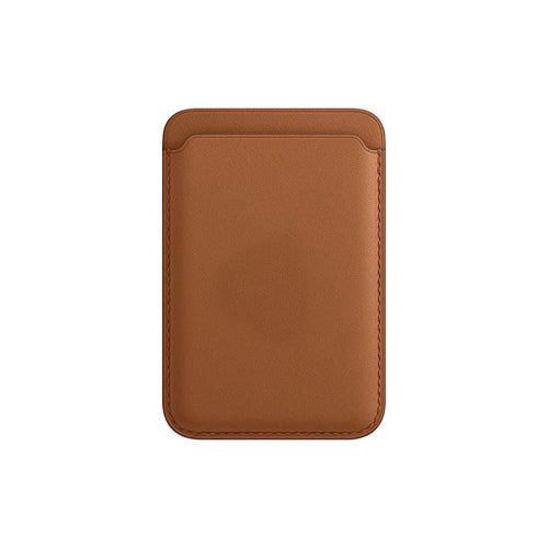PU MagSafe Leather Wallet - Tan Brown