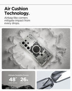 Samsung Galaxy S24 Ultra Zero One Machine Shockproof Case with Magsafe - Matte Clear Mobile Case by CoverMeUp - Style 4