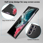 Samsung Galaxy S24 Ultra Slim Fit Original Carbon Fiber Case Mobile Case by CoverMeUp - Style 9