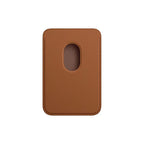 PU MagSafe Leather Wallet - Tan Brown
