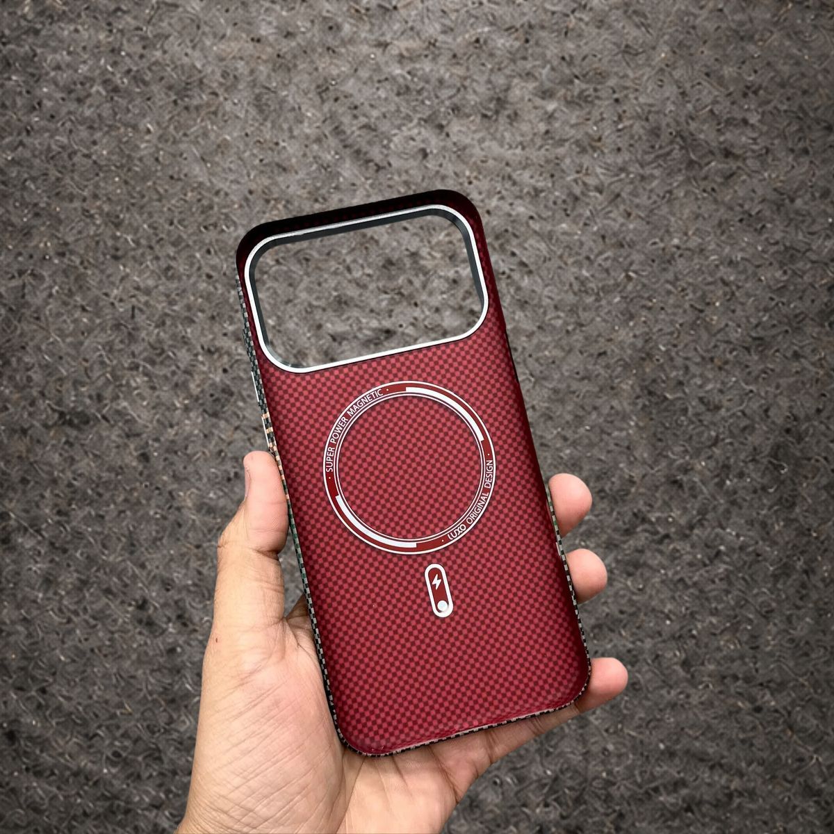 Luxo Brown Check Magsafe Case