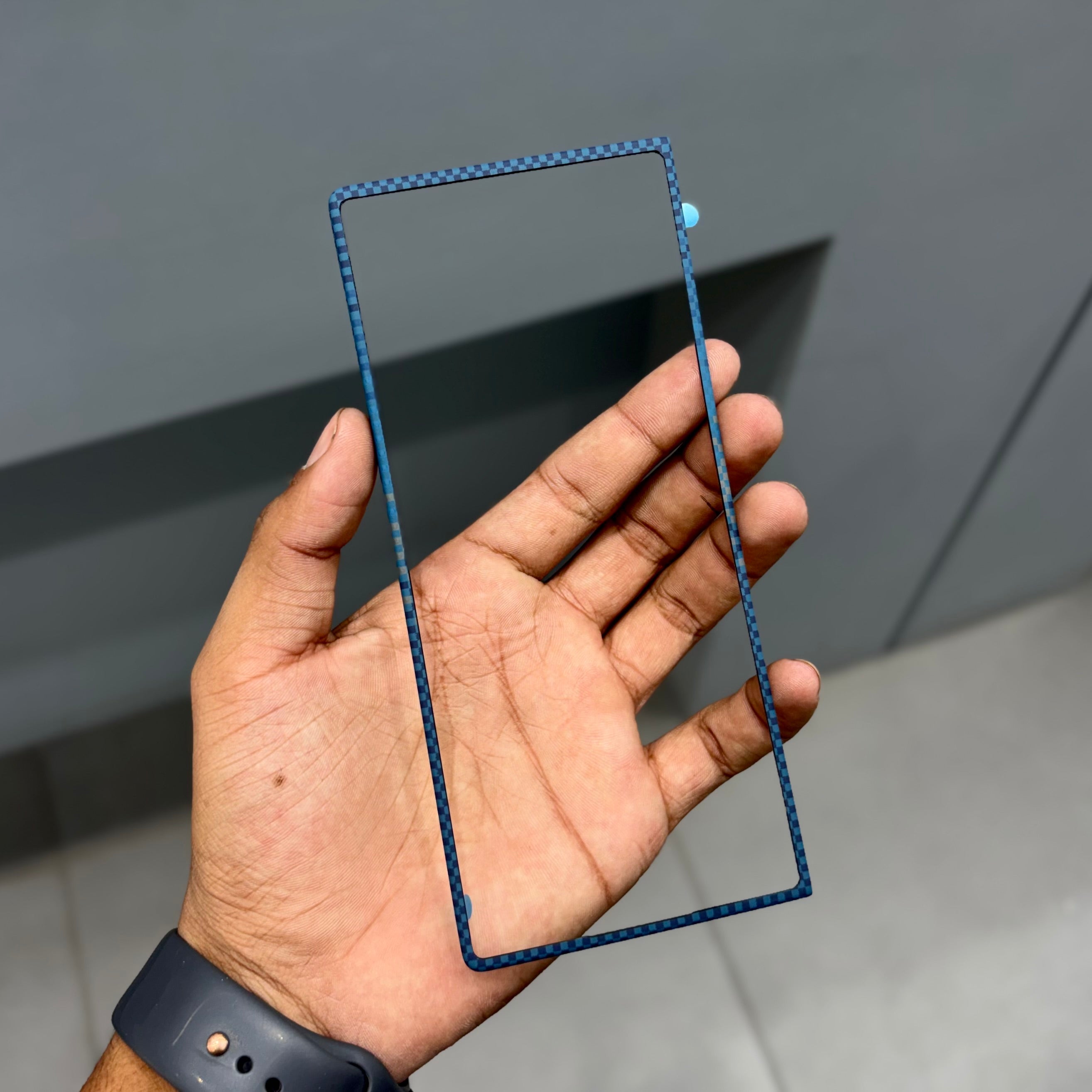 YH CARBON CASE - SAMSUNG- BLUE ( No. 2400 ) Mobile Case by CoverMeUp - Style 5