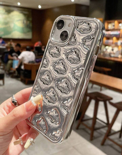 Plated 3d Cloud Design Phone Case