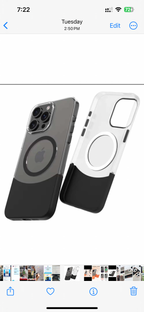 Protective Apple iPhone Back Cover - Dual Tone Detachable MagSafe Case for iPhone - Style 3