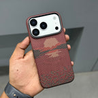 CMAQ ARAMID PRO MAGSAFE REAL CARBON CASE - SUNRISE BROWN ( No. 3321 )