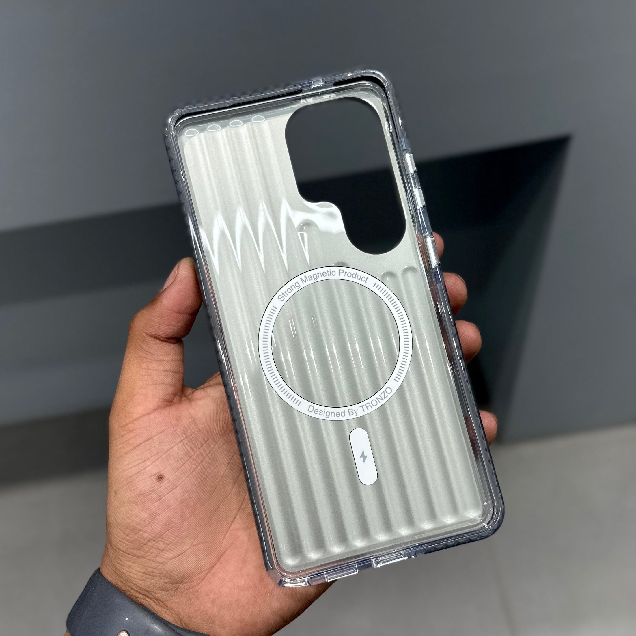 TRANZO SUITE CASE SAMSUNG - GREY ( No. 3383 ) Mobile Case by CoverMeUp - Style 4