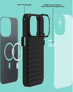 Protective Apple iPhone Back Cover - True Color MagSafe for iPhone cover Full Protection, Slim Thin Matte Anti-Scratch, Soft Bumper, Slim Thin Matte Hard Back Shockproof Cover Case - Style 4