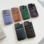 Protective Apple iPhone Back Cover - Silicone Phone Case with Stand for Iphone - Style 4