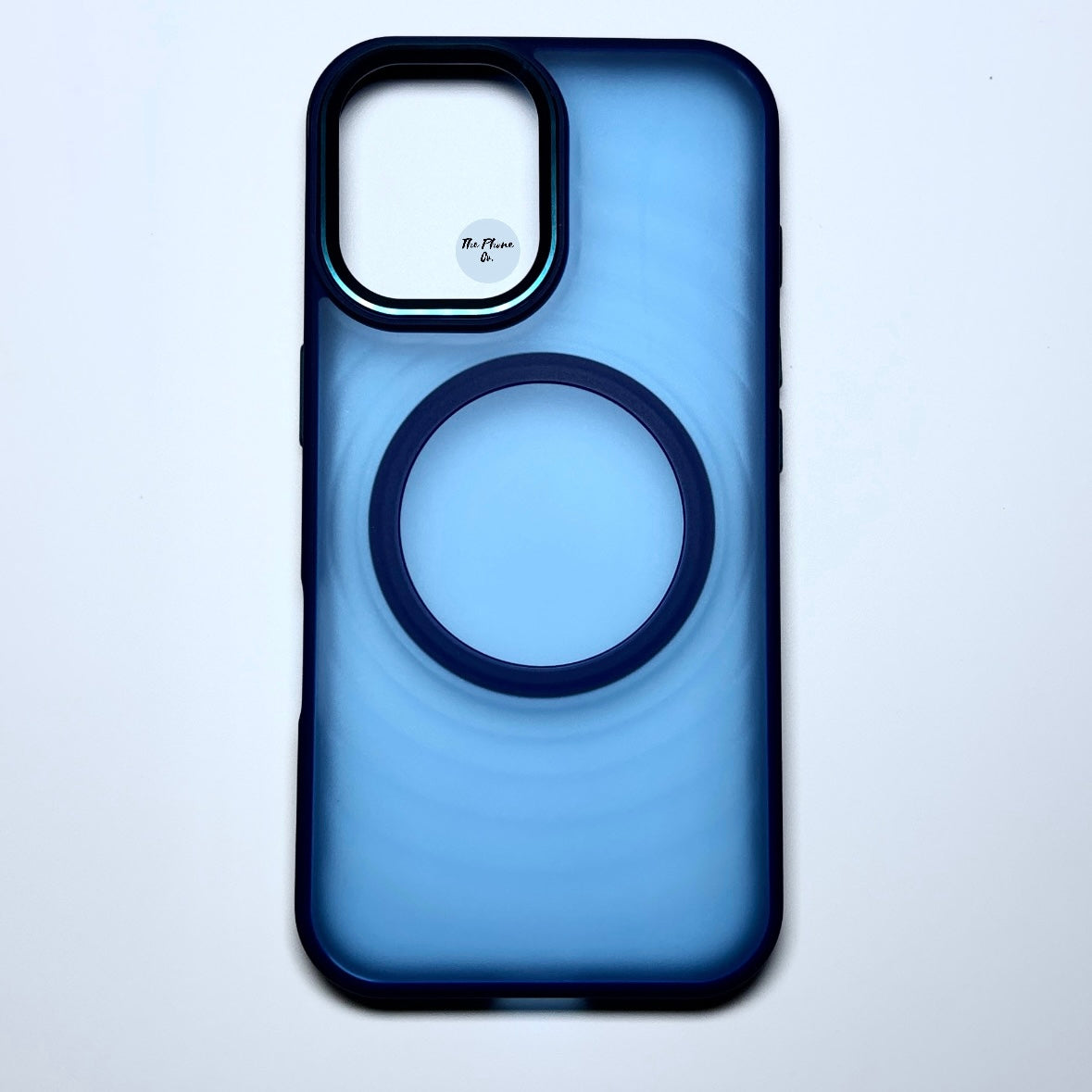 Protective Apple iPhone Back Cover - MagSafe Hard Case for iPhone with Embossed Spiral - Style 3