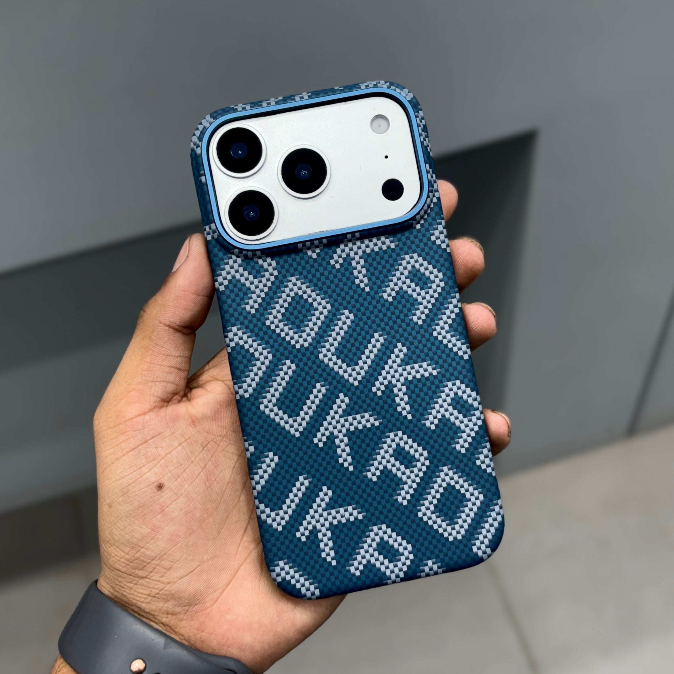 KAOU HIRDO MAGSAFE CASE - BLUE ( No. 2550 ) Mobile Case by CoverMeUp - Style 2