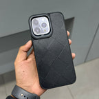 KAJSA LEATHER CASE - BLACK ( No. 2631 ) Mobile Case by CoverMeUp