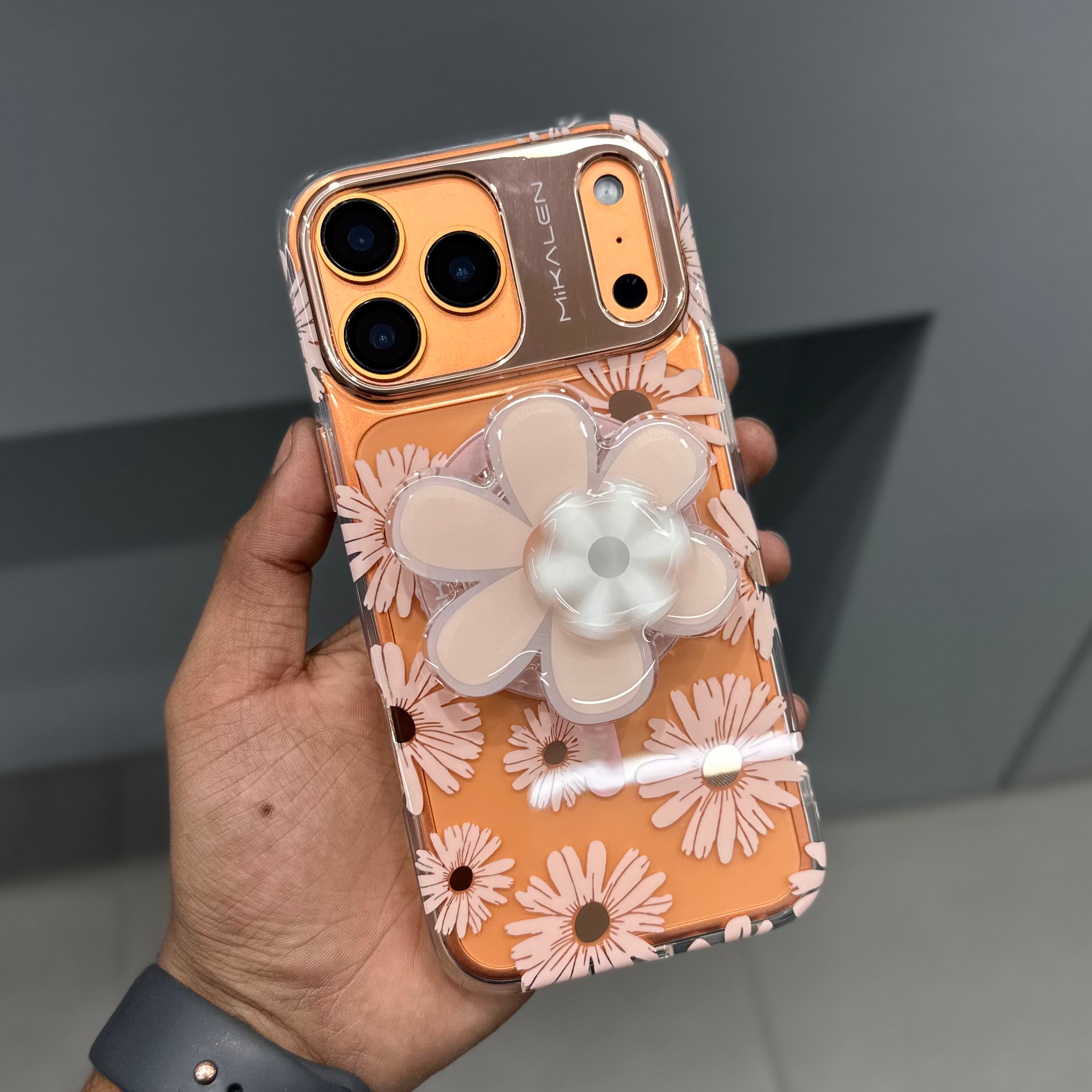 MIKALEN FLOWER CASE WITH ACC - COPPER 2.0 ( No. 2881 ) Mobile Case by CoverMeUp - Style 5