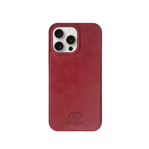 Santa Barbara Polo Raquet Club Elton Series for iPhone 15 Pro (Maroon)