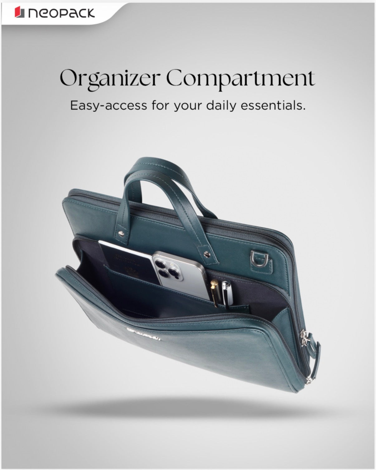 Evoque Slim Laptop Bag Fits Up To 13 To 14.2 Inch Macbooks & Laptops (Blue)