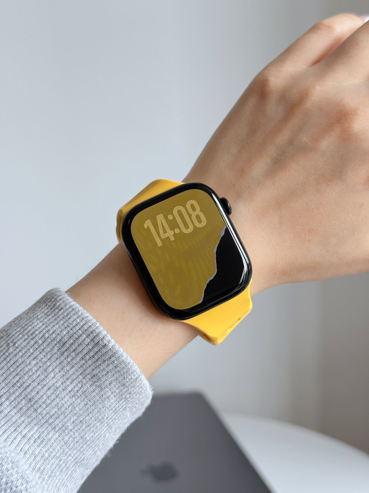 New Style Silicon Watch Band 38/40/41/42 mm (Yellow)