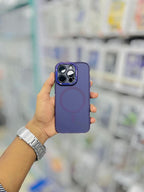 Protective Apple iPhone Back Cover - AUTO FOCUS CARBON MAGSAFE CASE FOR IPHONE - Style 3