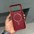LUXO ORANGE DOTS LINE WITH MAGSAFE CASE ( No. 2684 )